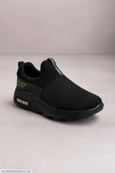 Men’s black EVA slip on shoes
