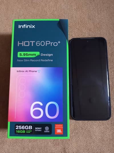 Infinix hot 60 pro plus curved with box