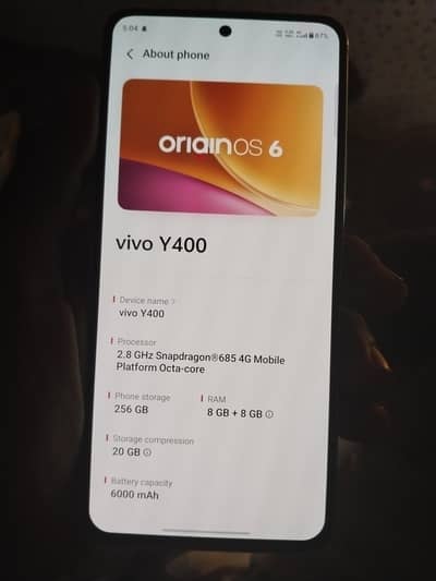 Vivo Y400