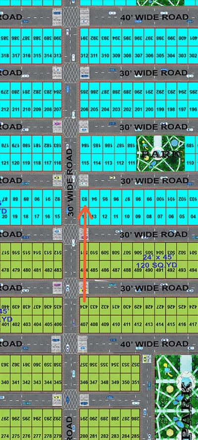 120 yards corner plot for sale