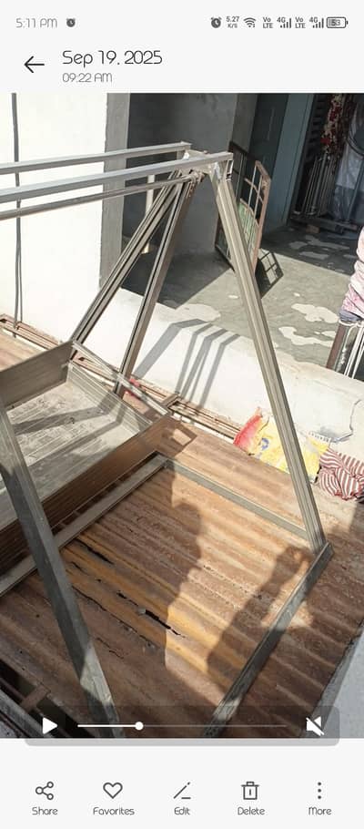 Baby jhola Aluminium