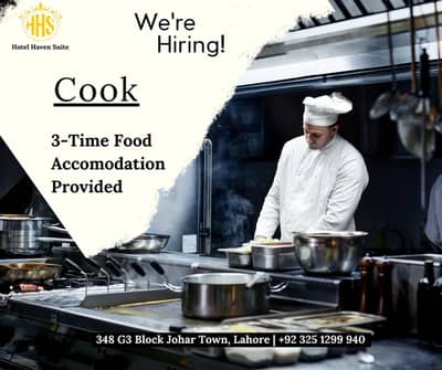 Cook Required for Hotel