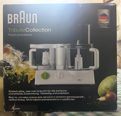 Braun food processor (Tribute Collection) (Brand New)