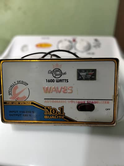 WAVES 1600W Automatic Voltage Stabilizer for Fridge | 100% Working