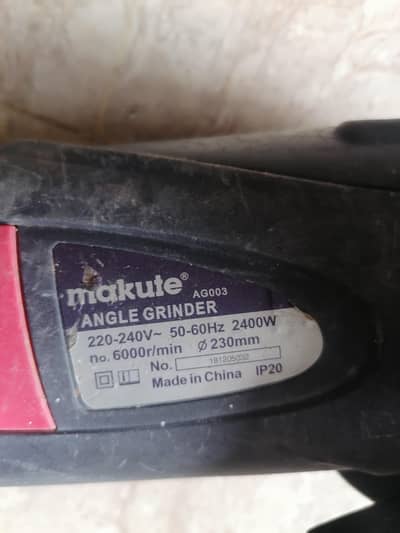 9 inch makute angle grinder