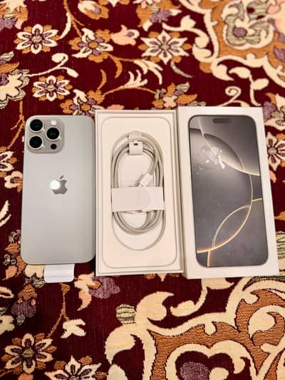 (iPhone 16 Pro Max jv)(100%HB)(CC97)CONDITION10/10)