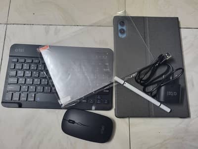 Tablet with accessories