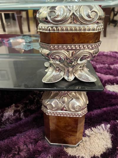 Luxury Glass Center Table Set
