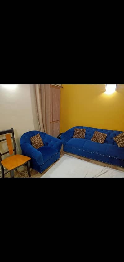 5 seater velvet sofa set