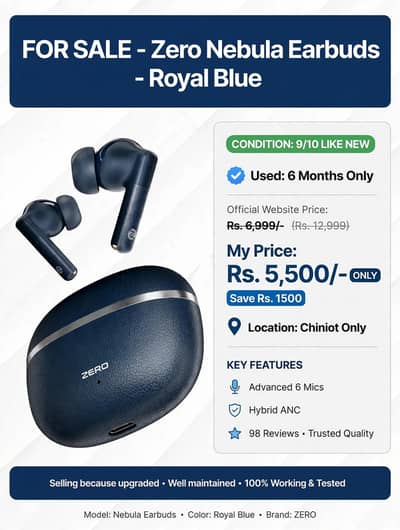 Nebula Series Zero Lifestyle Earbuds
