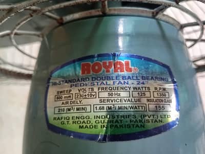 Royal paedestal Fan