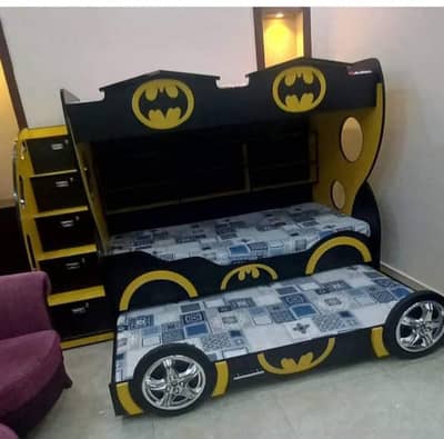 tripple bunk bed  with  3 mattress