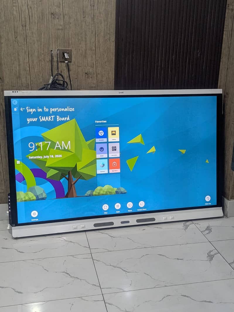 75 Inch" Interactive Touch Screen Smart Board 0