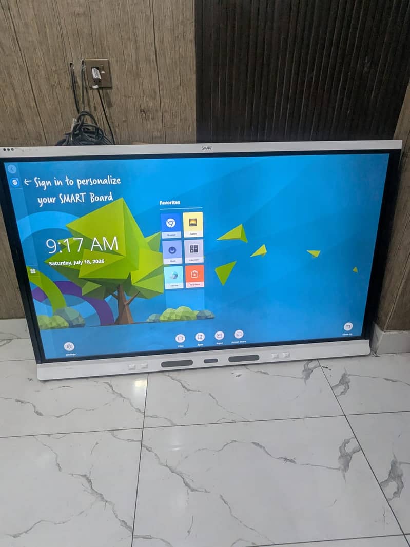 75 Inch" Interactive Touch Screen Smart Board 1
