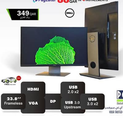 Dell IPS led monitor 24inches 60Hz 1920x1080