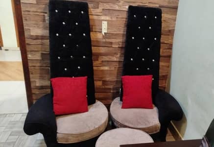 High back chairs