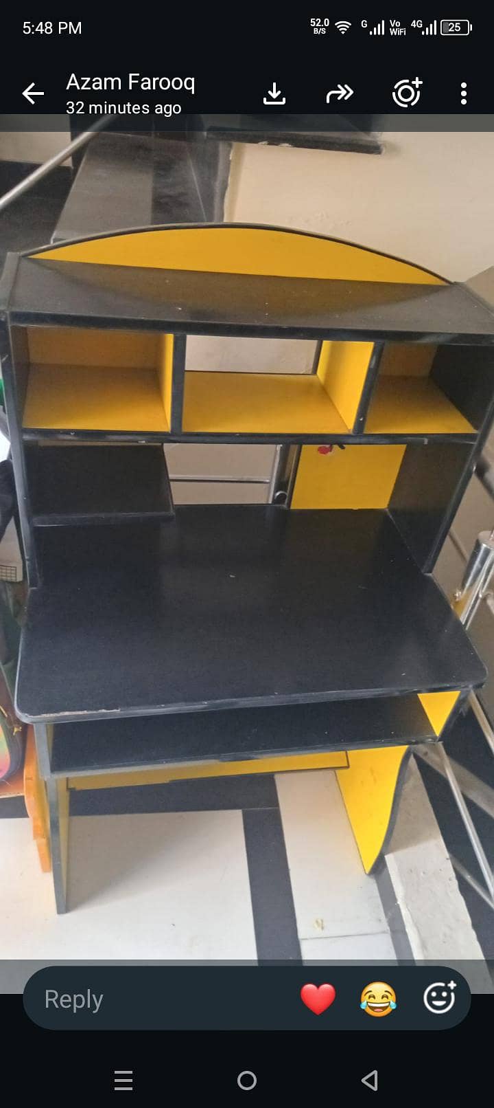 study table with chair 2