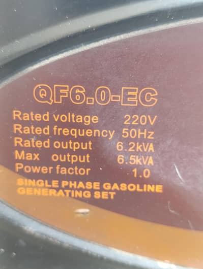 Generator 6.5kva