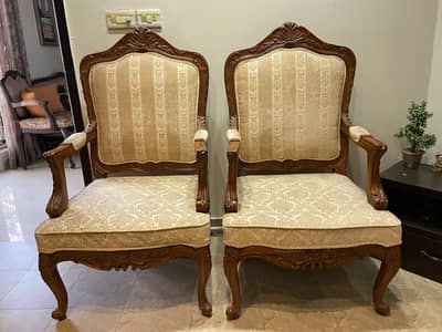 Victorian Chairs Pure Sheesham Wood