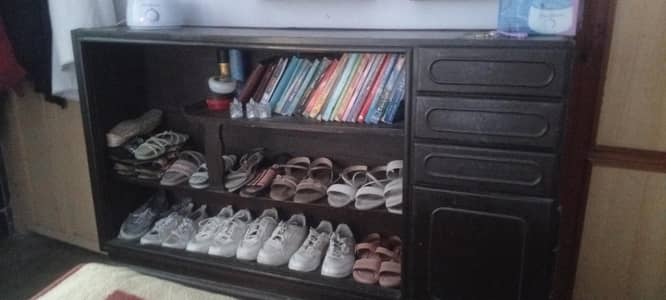 book + shoe rack for sale