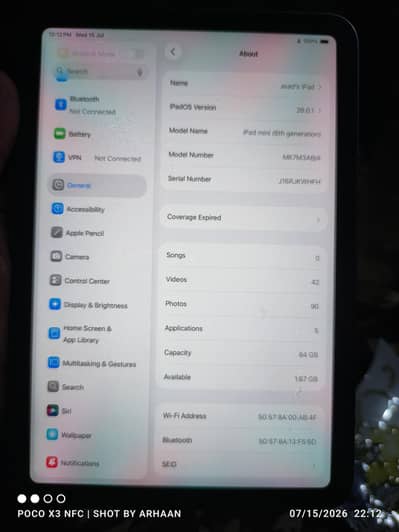 Ipad mini 6 read description then msj