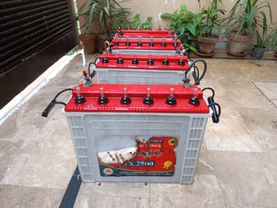 Phoenix TX2500 Tall Tubular Battery | 250Ah | 3 year Used