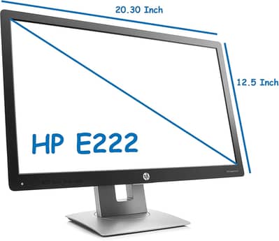 HP E222 21.5" LED Monitor – Used, Good Condition | Full HD