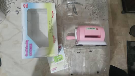 die cutting machine brand new just 2 time use