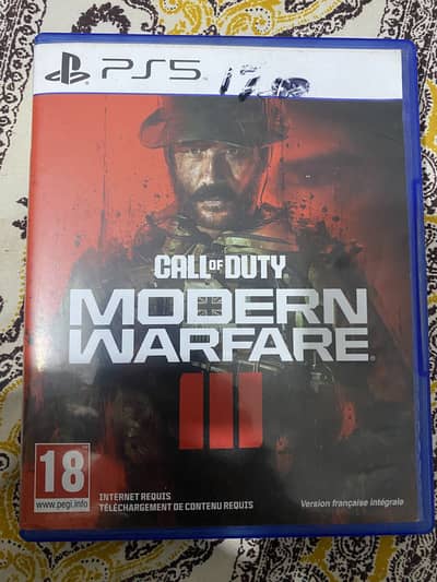 Call of duty modern warfare 3 PS5 used scratchless disc