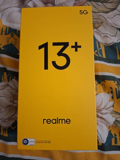 Realme 13 plus with box.