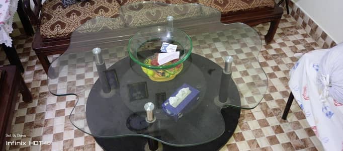 Rose shape tar table