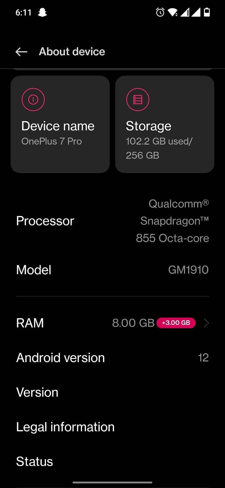 One Plus 7 Pro 0