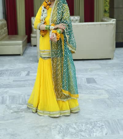 mehndi dress hand made unique