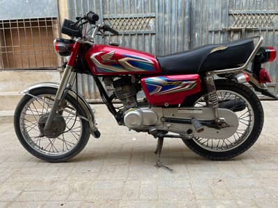 HONDA CG125cc  karachi number