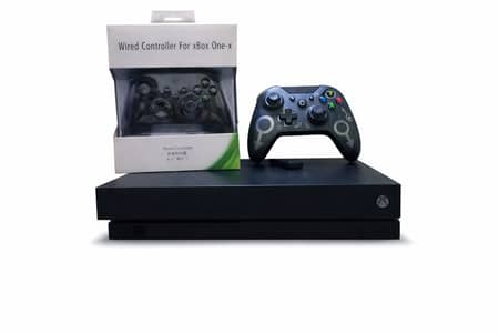 Xbox One X 1TB (4k) With Games & 1 Wire Controller