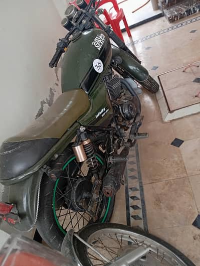Hi speed infinity SR 150, Green Fauji color
