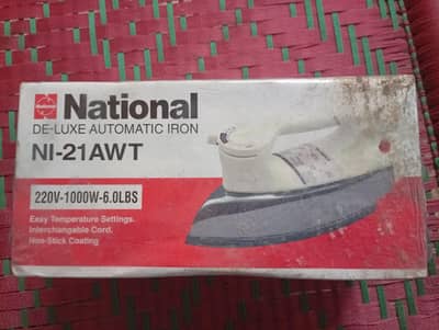 National Panasonic Deluxe Automatic Iron