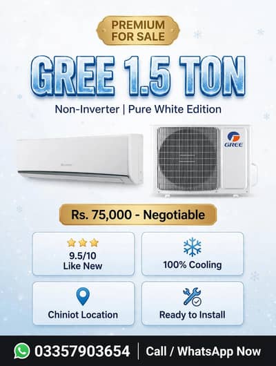 1.5 Ton Gree Non Inverter AC