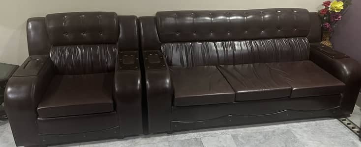 Leather sofa 3+2+1+1