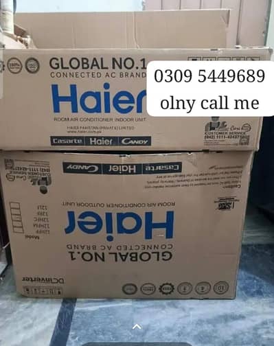 Haier ampere lock DC inverter barnd new condition olny 2 month used