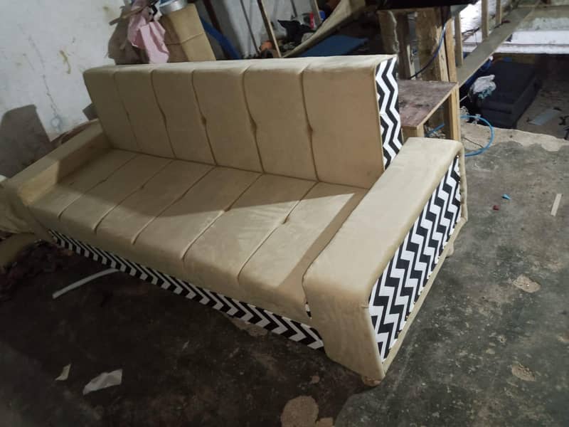 sofa comebed and doublebed 5