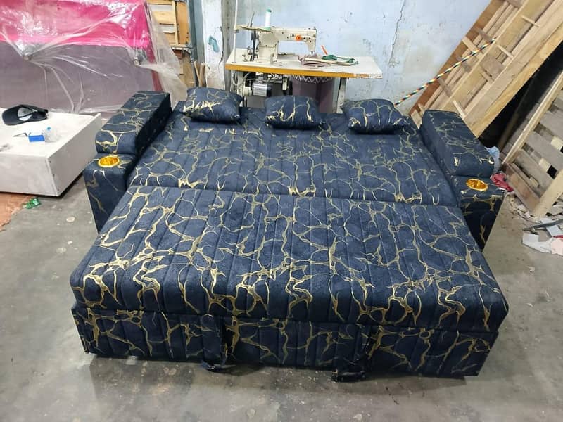 sofa comebed and doublebed 8