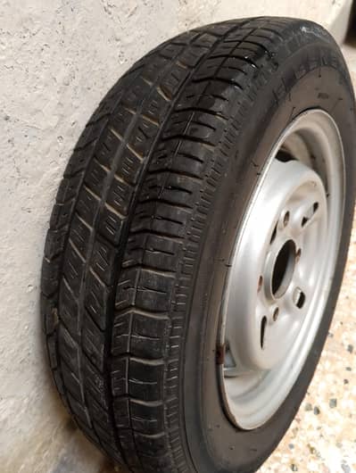 Suzuki Mehran Genuine Rim + Tyre Complete Set (Single Wheel)