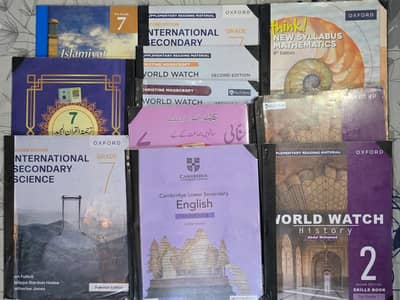 7 class Bravain School Books for sale