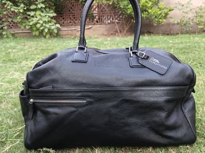 National Geographic Expeditions leather Travel  Bag