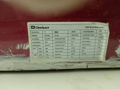 Dawlance split ac used