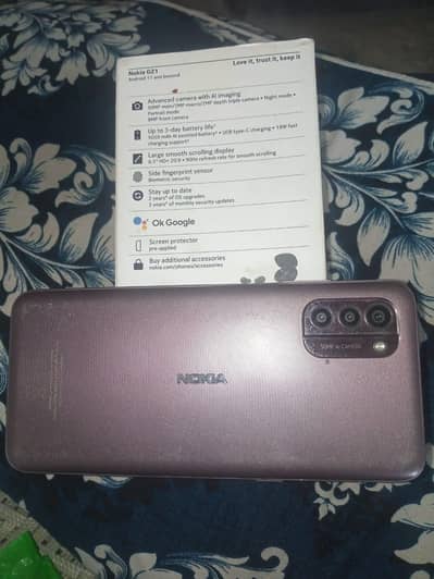 Nokia G21 pta approved good condition 6/128