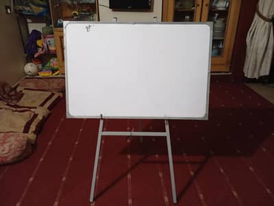 2x3 White board with metallic foldable stand