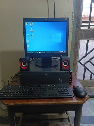Lenovo PC Complete Set with HP LCD Monitor