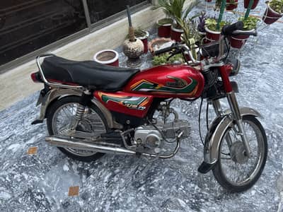 70cc bike, original parts, almost brand new, united us70, cd7
